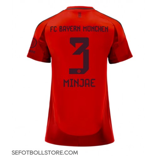 Bayern Munich Kim Min-jae #3 Replika Hemmatröja Dam 2024-25 Kortärmad